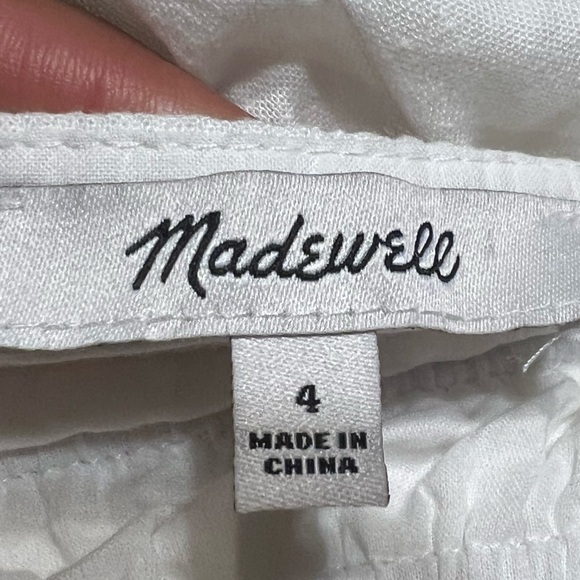 Madewell White Sleeveless Midi Sundress - Picture 8 of 9